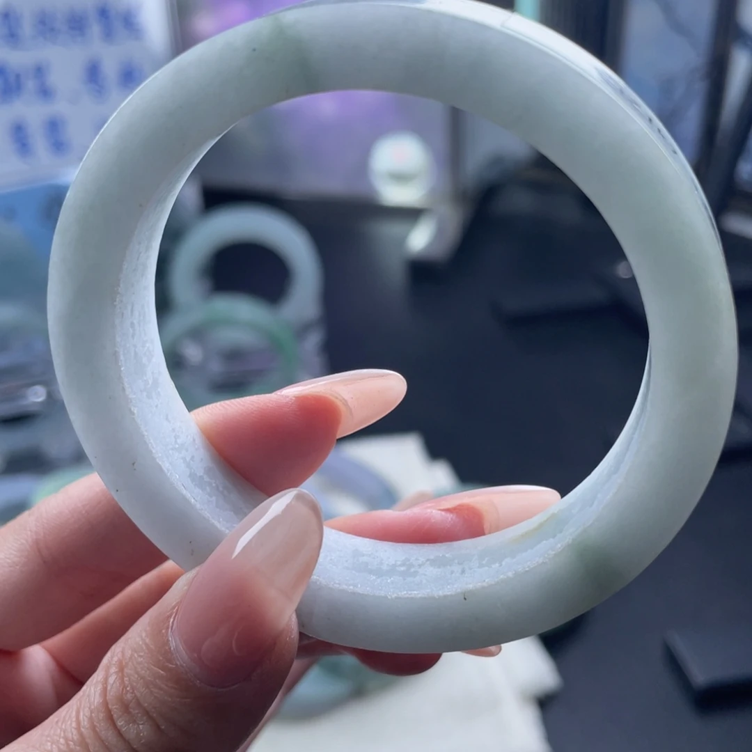 定制翡翠未镶嵌正圈有裂漏