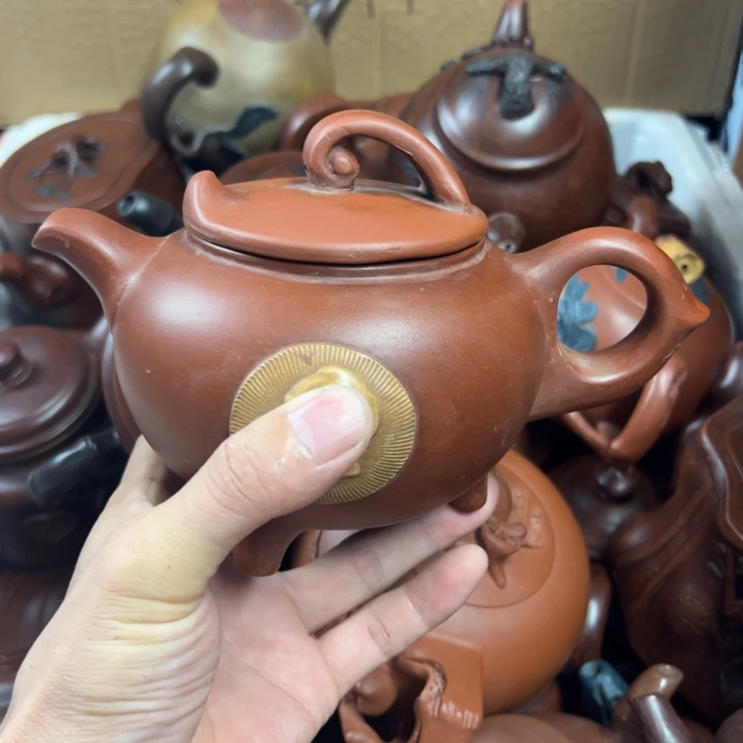 紫砂茶壶宜兴原矿紫砂壶500毫升容量