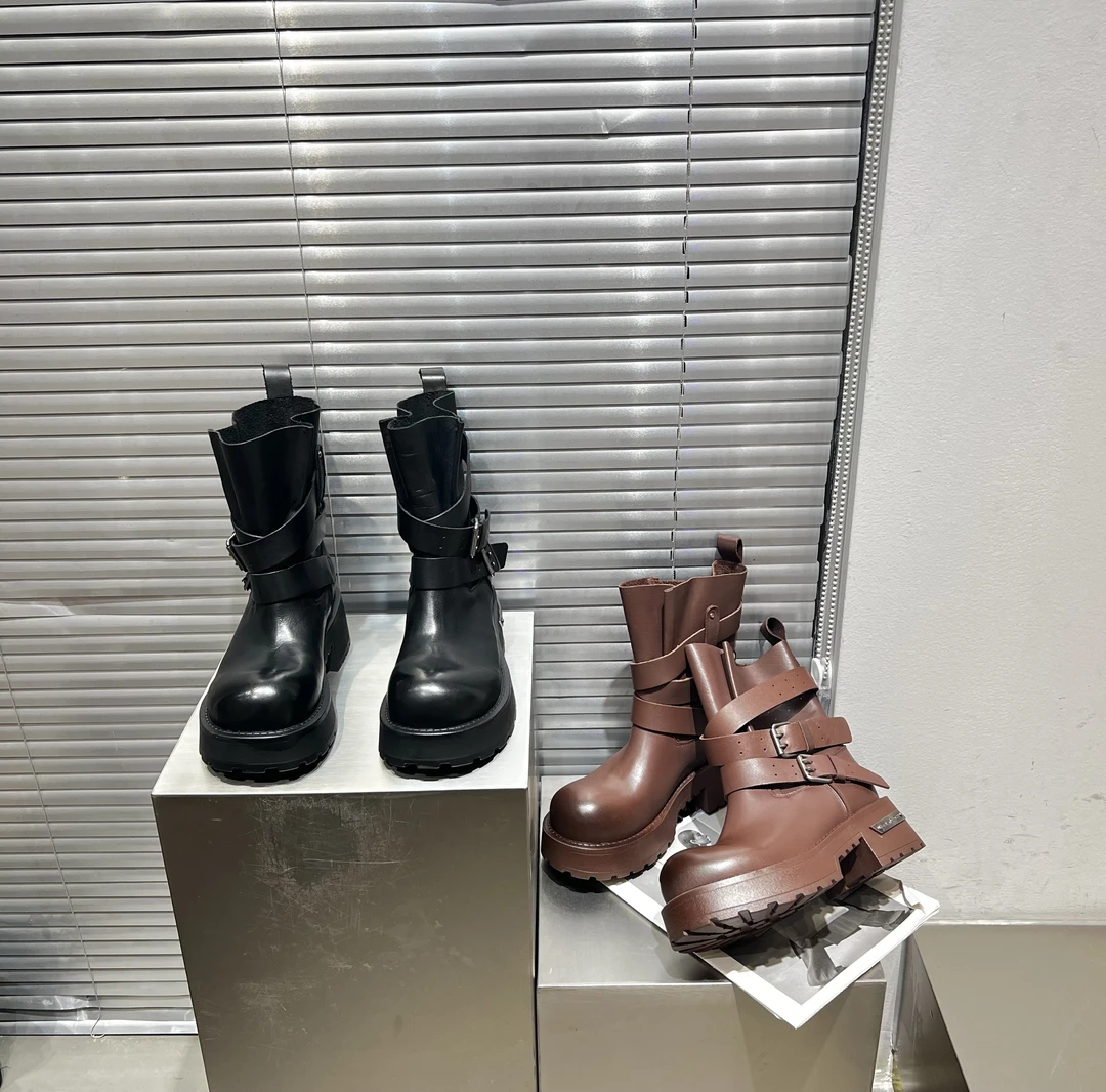 深圳南油高版本6909-502时装款牛皮显腿长烟筒靴
