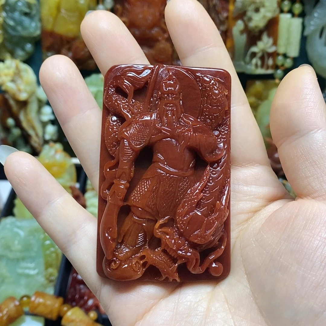 岫玉未镶嵌吊坠(赠链)