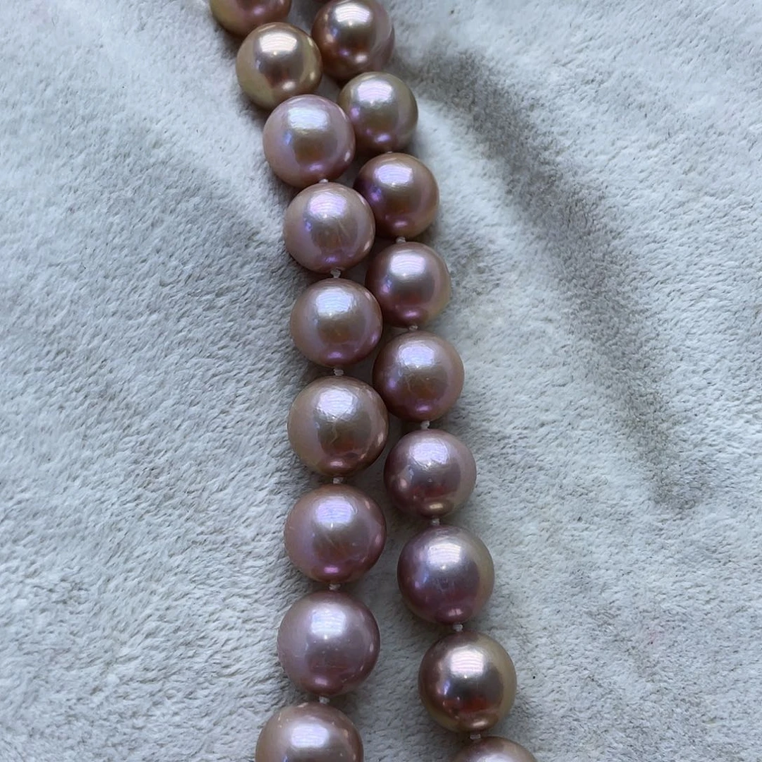 淡水珍珠银S925镶嵌颈饰