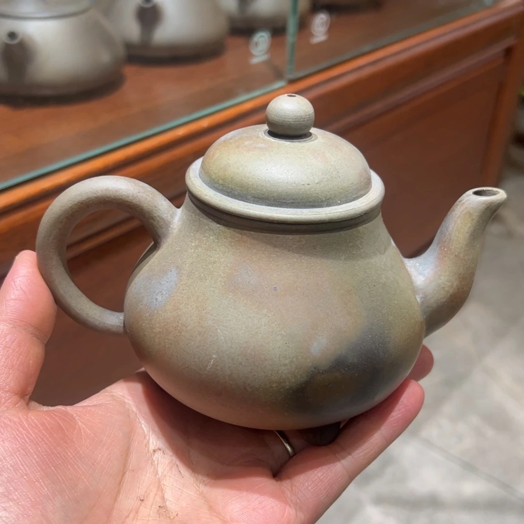 贵台龙窑柴烧茶壶67Z*