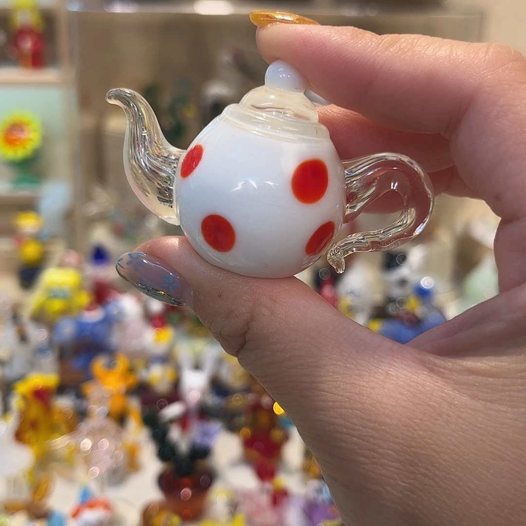 琉璃手工艺品把把壶