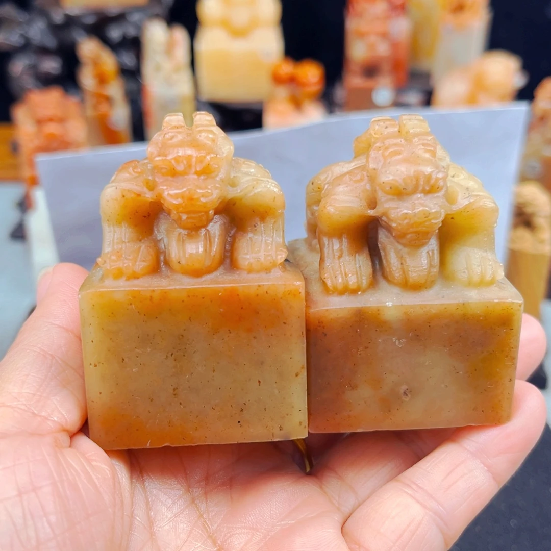 寿山石捡漏瑕疵品4*4