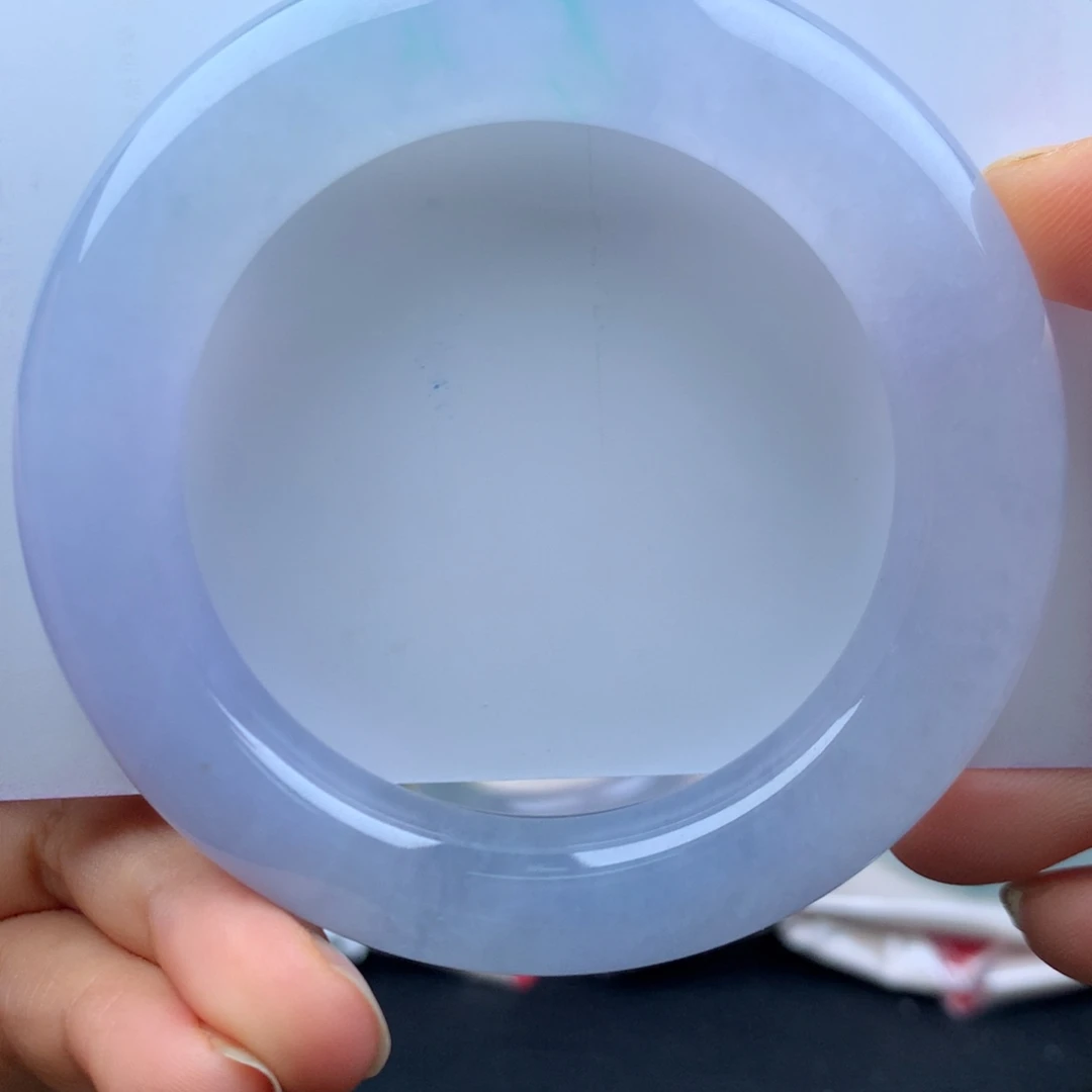 未镶嵌手镯翡翠大胖子冰春彩