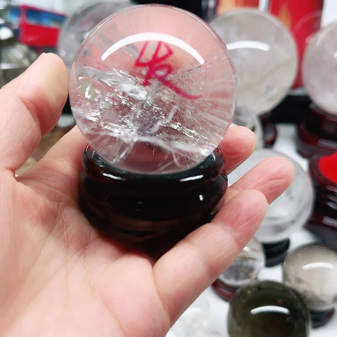 水晶珠宝半成品未镶嵌明**：天然