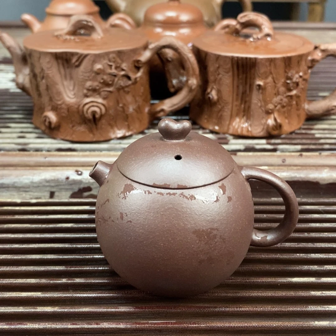 茶壶紫砂宜兴原矿紫砂壶龙蛋130c