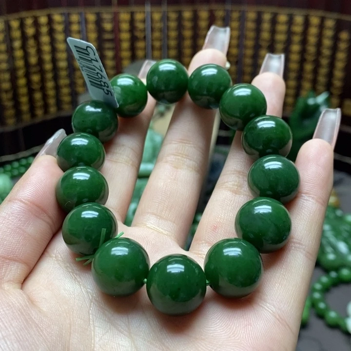 和田玉手串未镶嵌