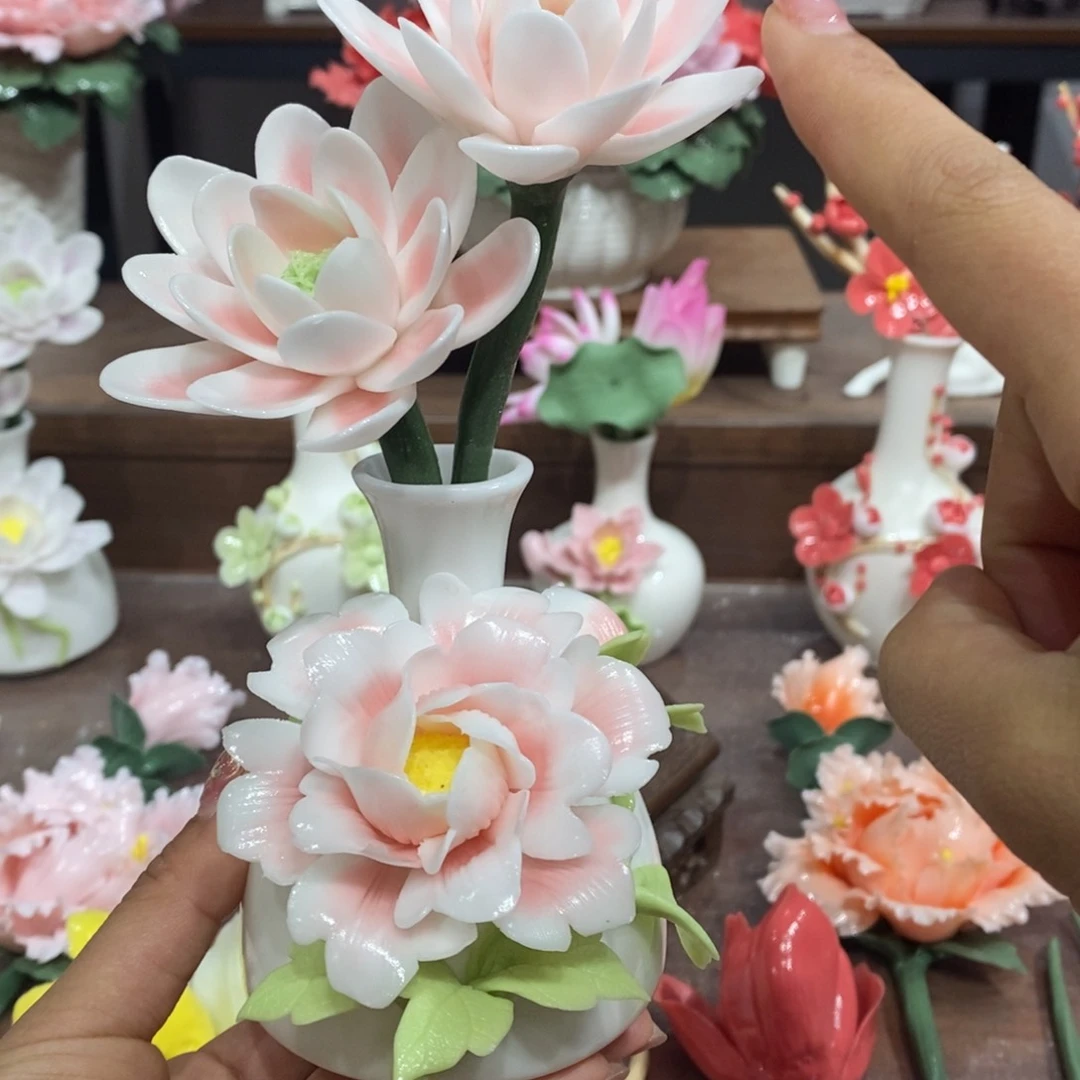 瓷片陶瓷工艺品摆件