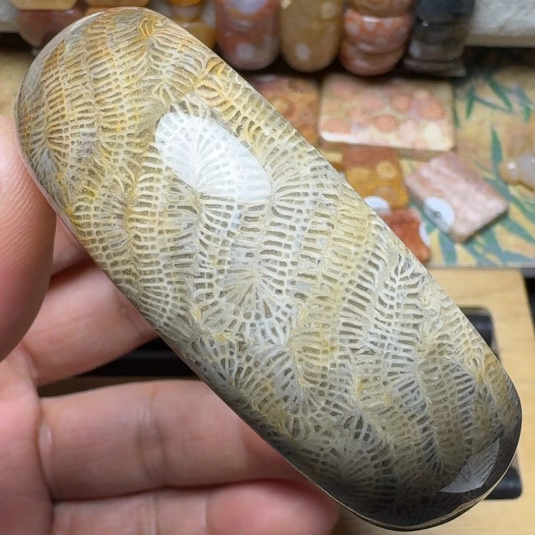 硅化玉纯天然有机玉石保真色未镶嵌60圈口