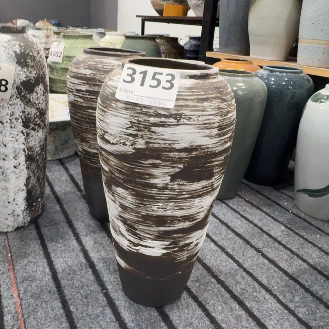 影***儿景德镇高温花瓶景德镇高温花瓶编码3153高35口10默认无孔