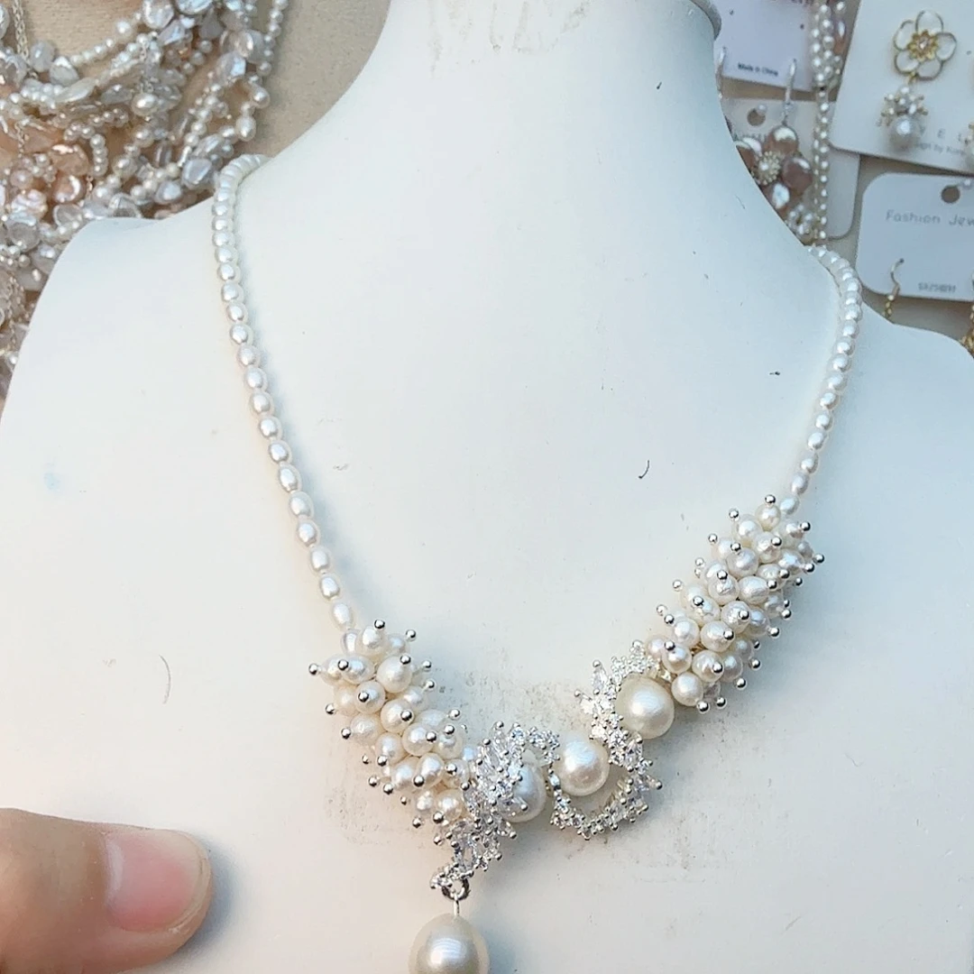 淡水珍珠颈饰未镶嵌