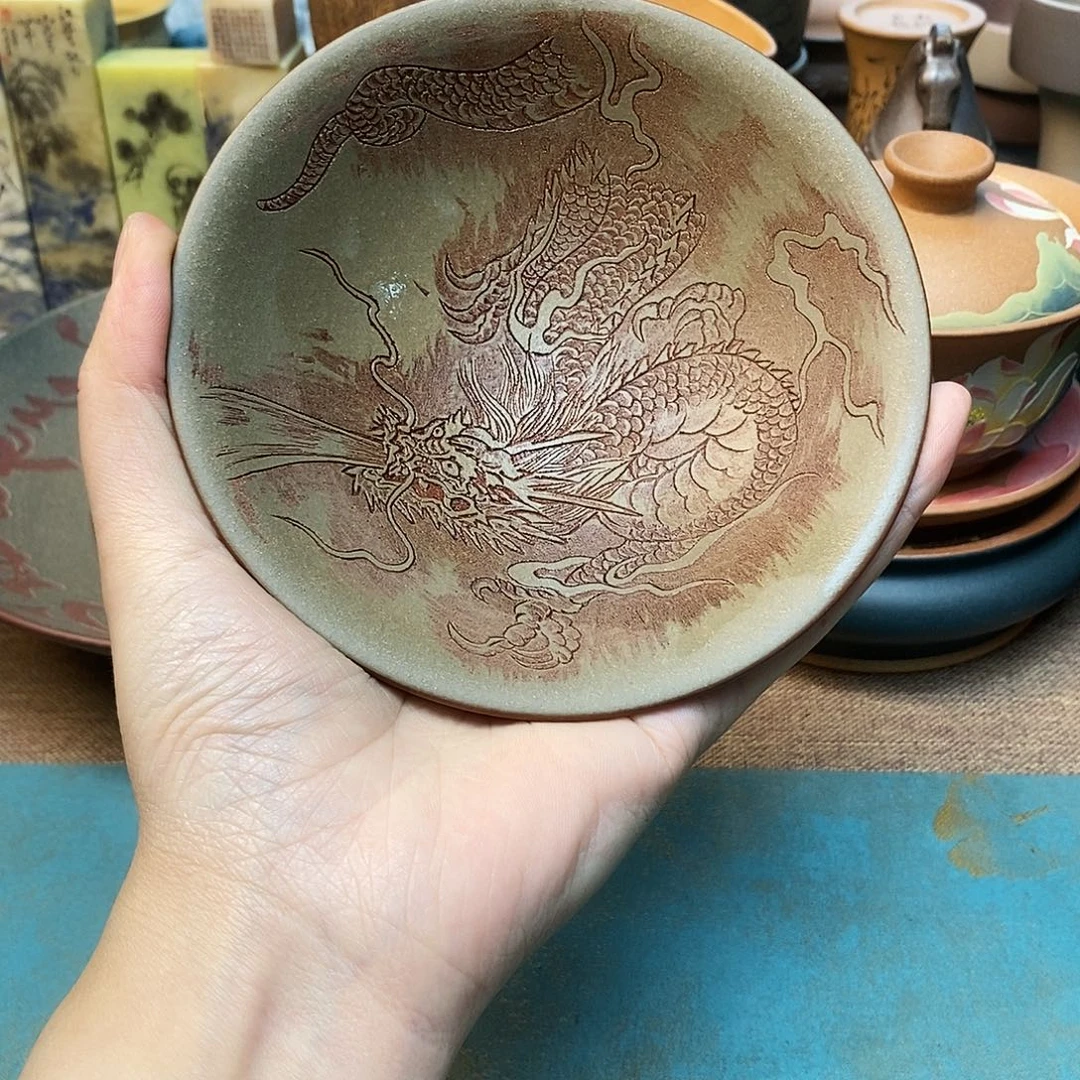 紫砂茶杯宜兴紫砂杯