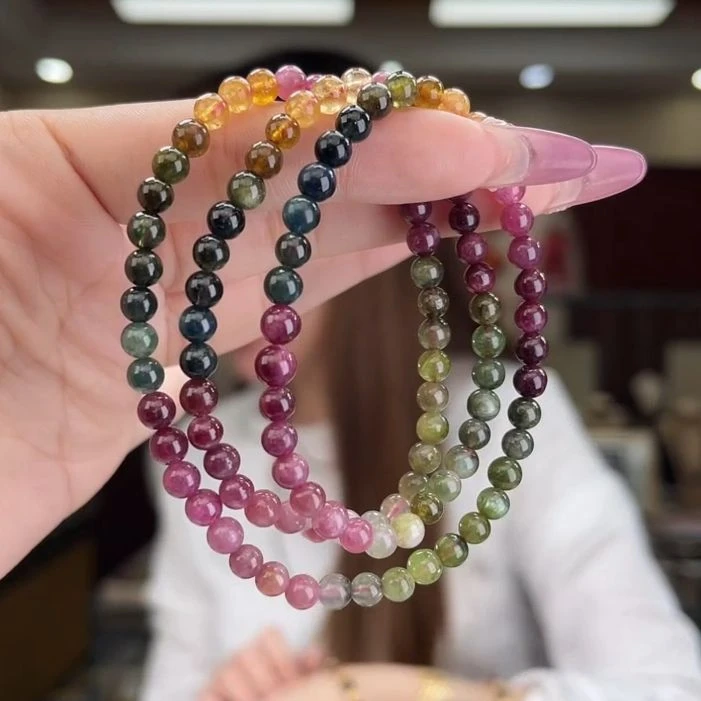 04470610/未镶嵌碧玺5mm+碧玺多圈多样性发货