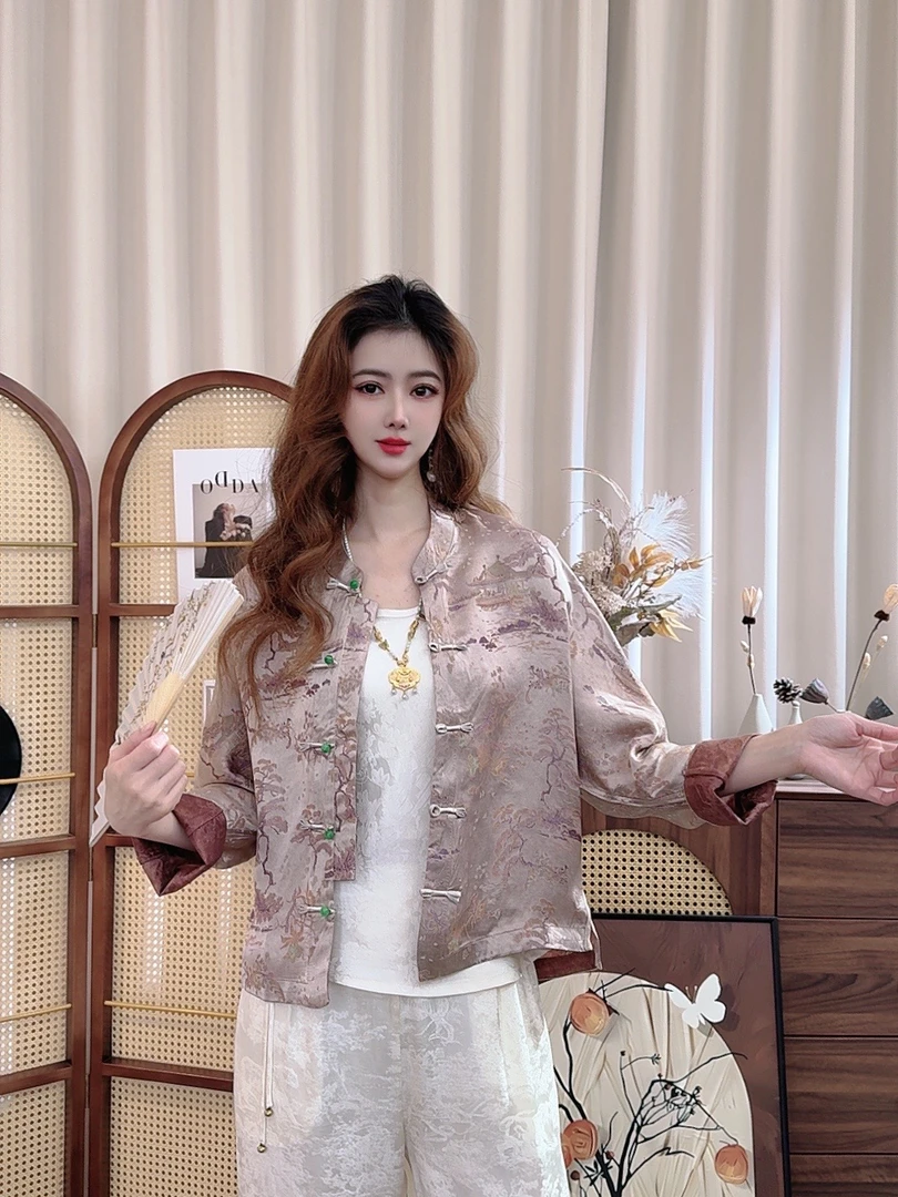 《云中楼阁》新中式国风气质百搭长袖外套