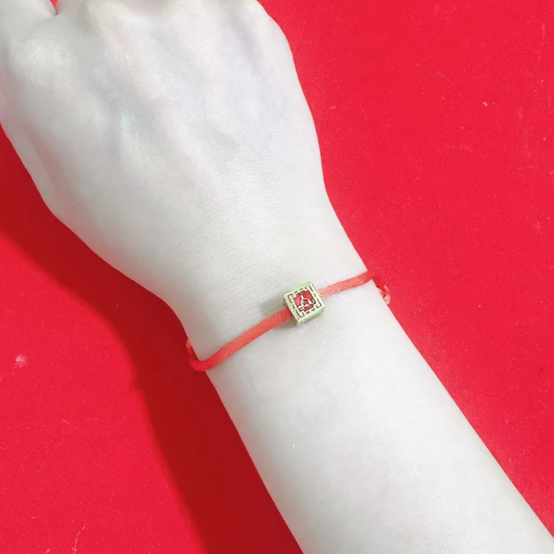 非金属皮质婚庆饰品 定制款 瑞 小因砖 个性吊坠时尚N