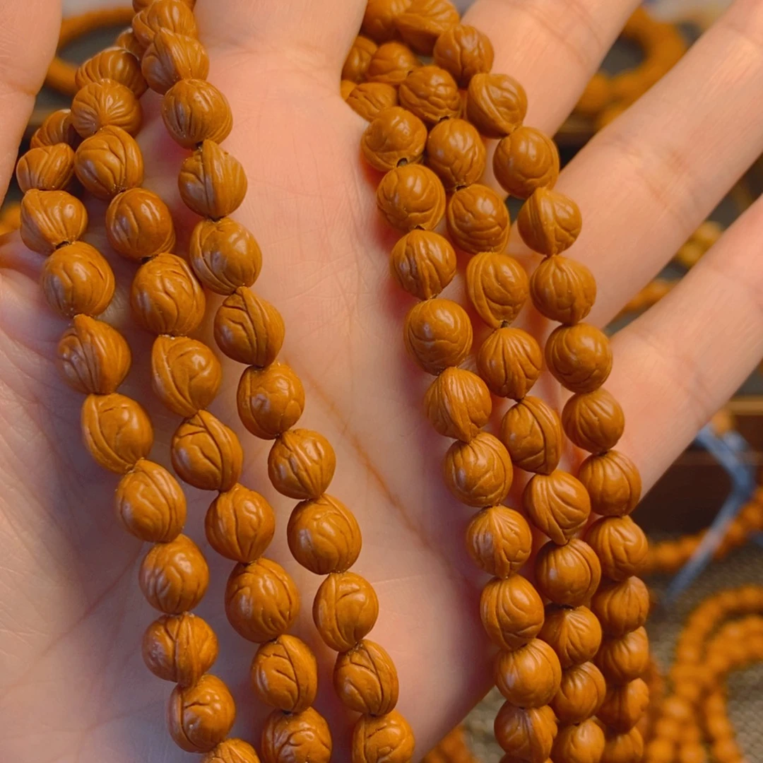 豆***瓣桃核吊坠秦岭森林07