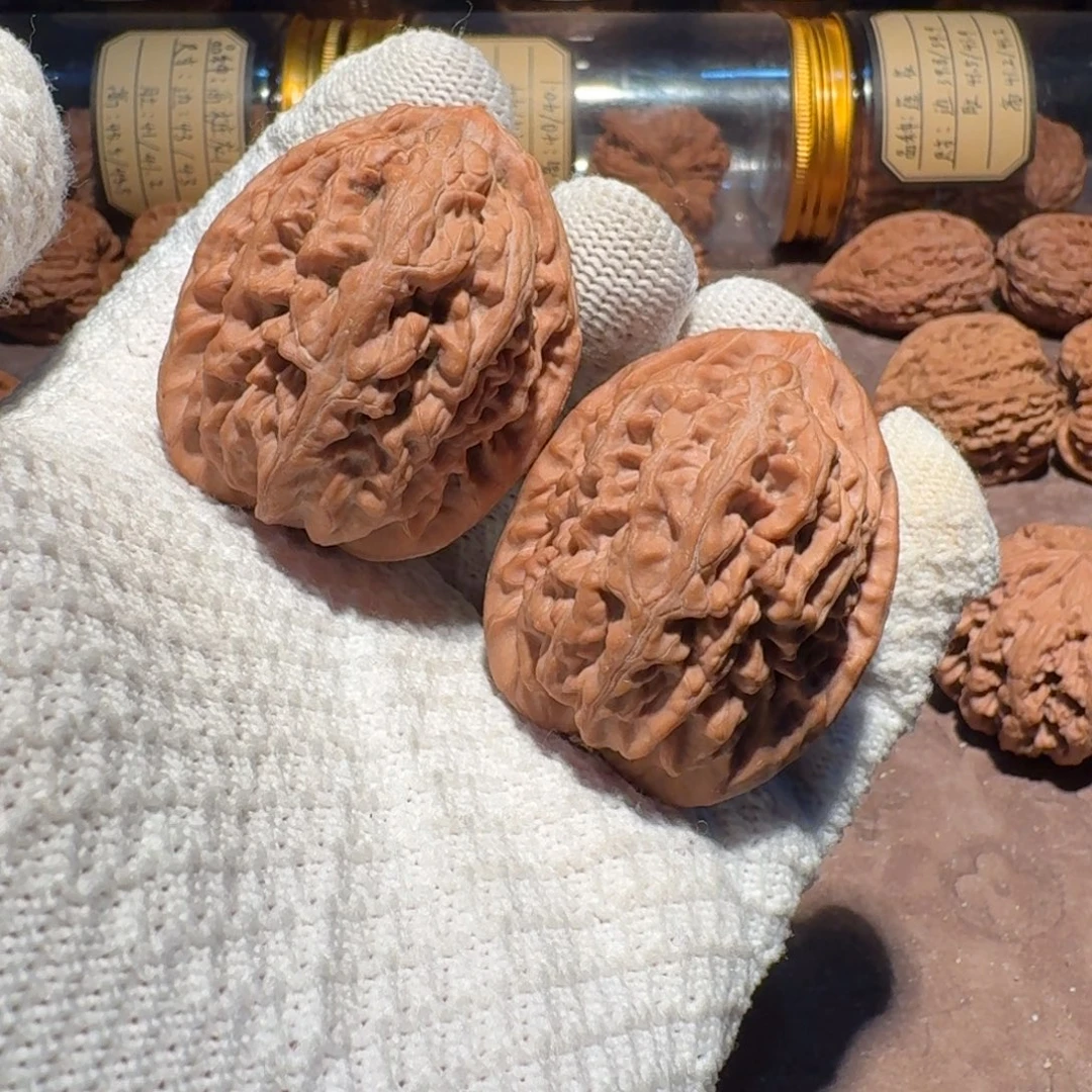 把件文玩核桃41红锦鲤