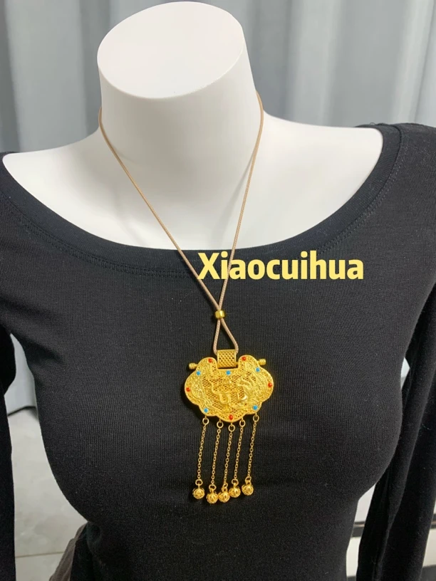 【天子门生】手工经典古法复古珐琅古风女生饰品重工diy配饰