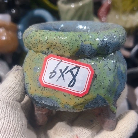 粗陶花盆手工花盆制作