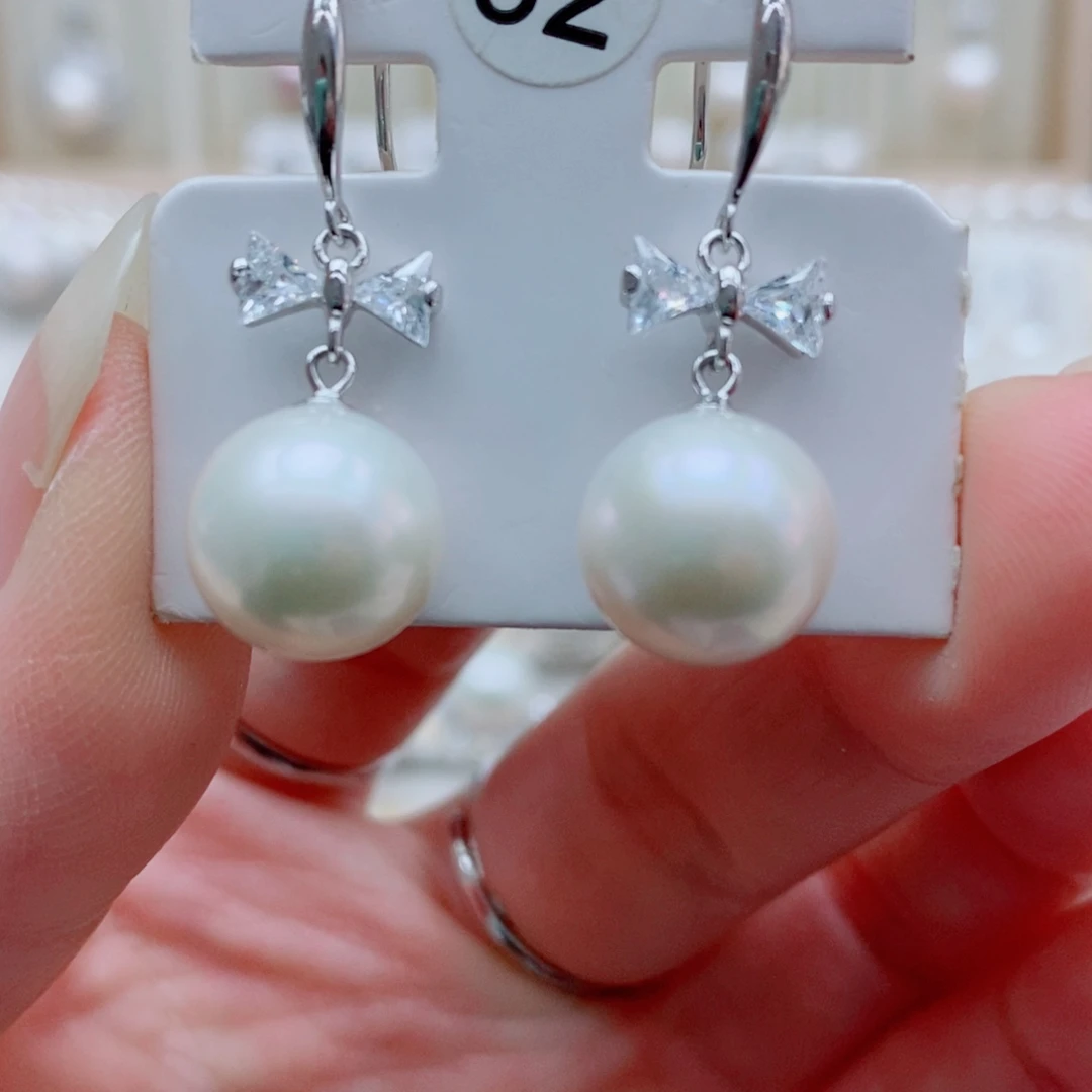 银S925镶嵌淡水珍珠颈饰