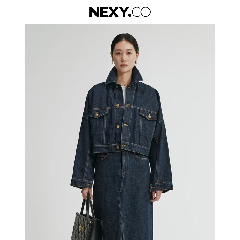 【晨粉专享价】NEXY.CO/奈蔻牛仔外套（水洗产品）XC00280P7
