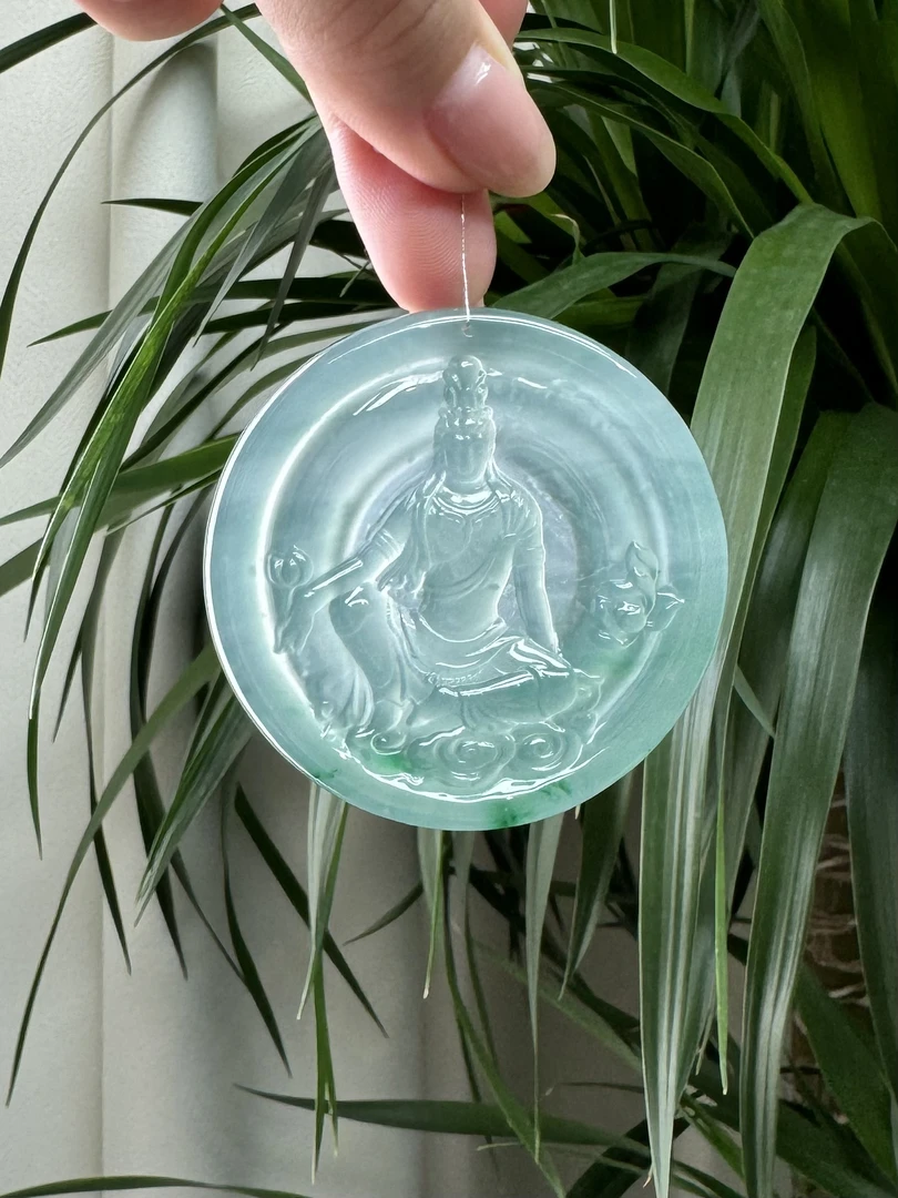 【瑞老板翡翠】翡翠观音