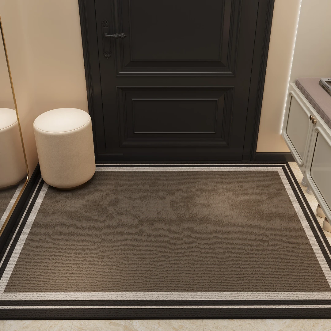 忘忧虫轻奢高级感入户门垫免洗耐脏防滑玄关脚垫可裁剪进门地毯