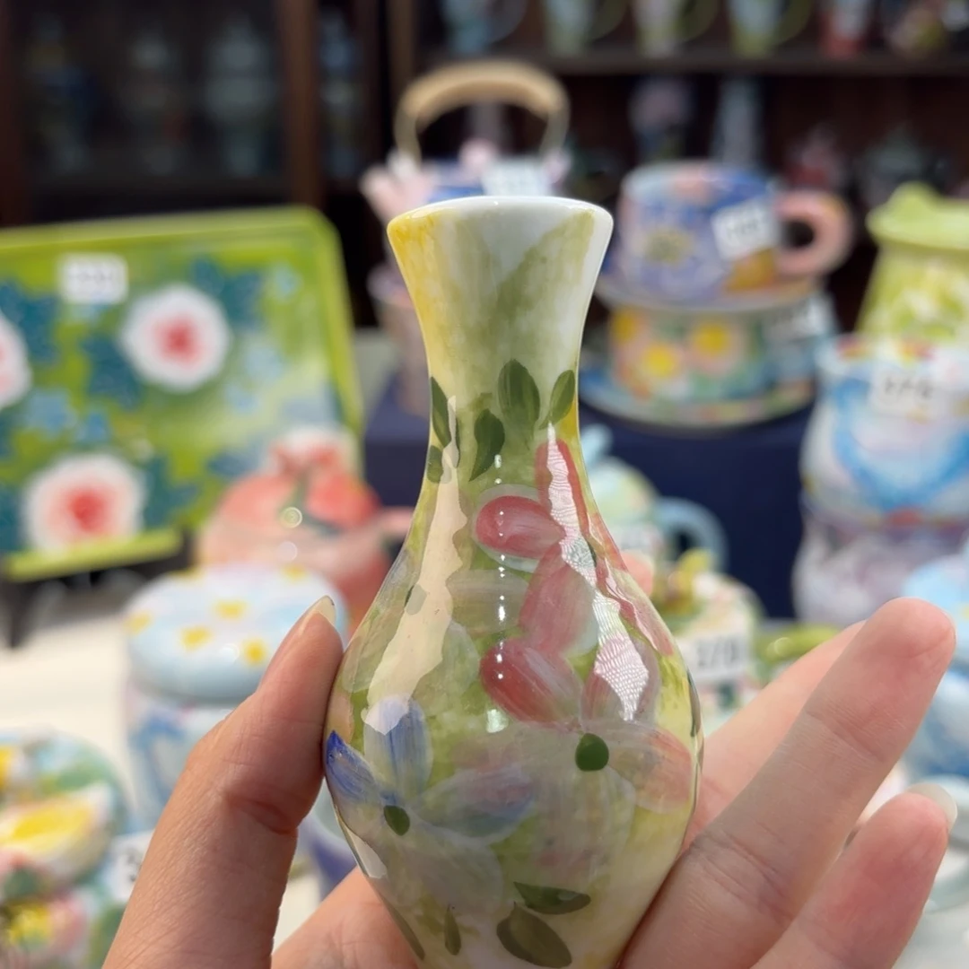 景德镇手绘高温釉下彩陶瓷茶具