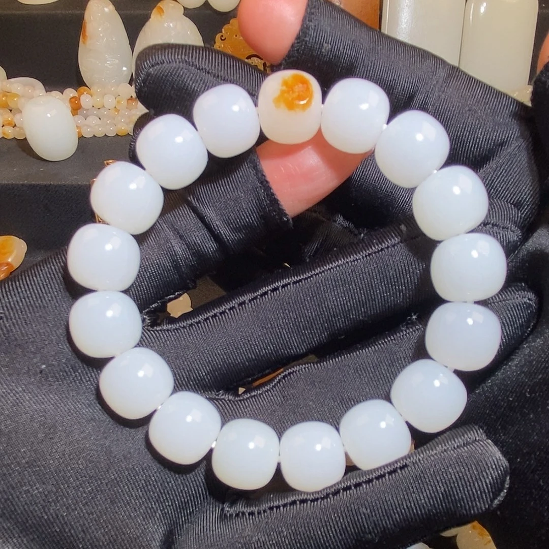 漢***9和田玉未镶嵌手链