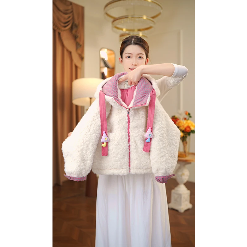 女童棉服冬季2025新款今年流行爆款棉袄儿童厚实保暖棉衣毛毛衣潮