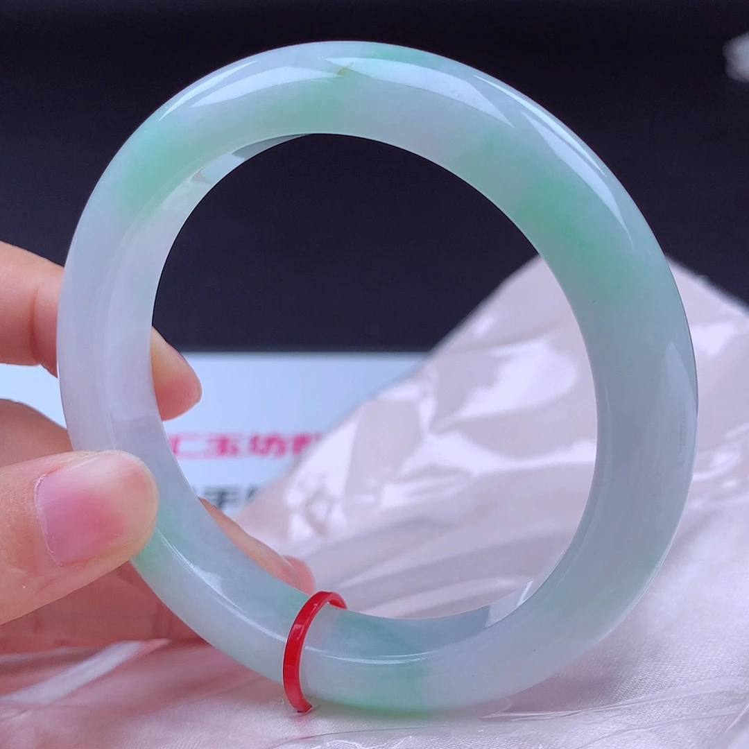 翡翠足金镶嵌手镯手镯001833