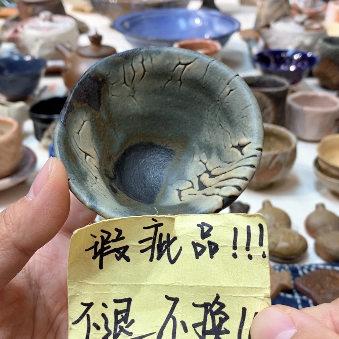 柴烧侘寂粗陶茶具