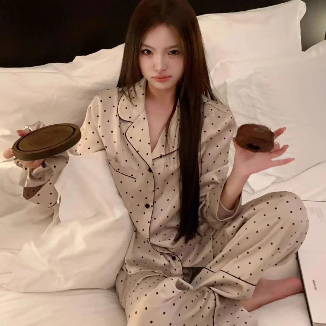 加肥加大260斤可穿睡衣女冰雪丝柔滑高级感长袖家居服