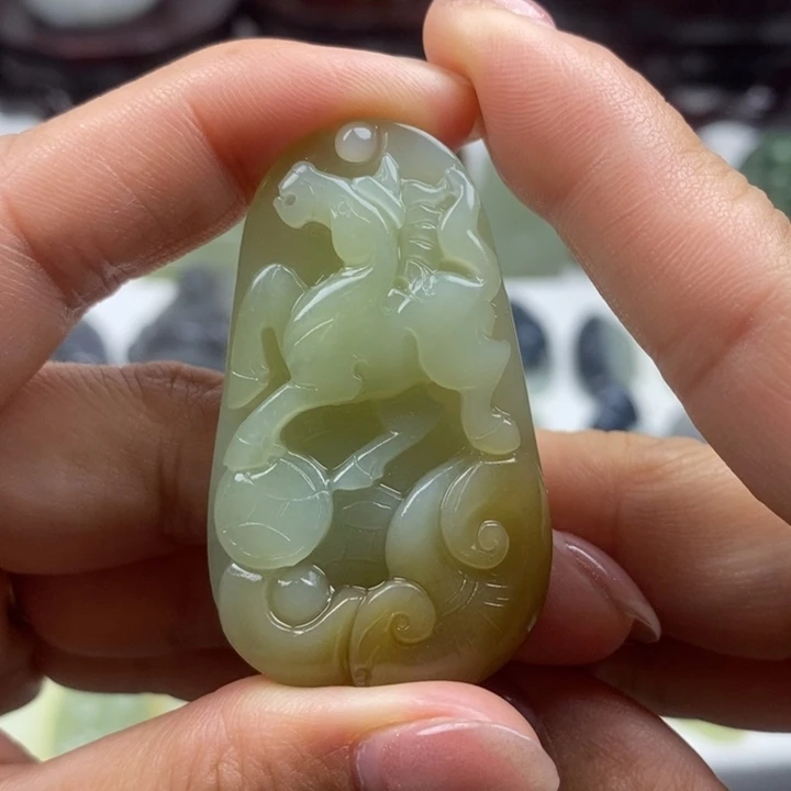 和田玉未镶嵌颈饰51