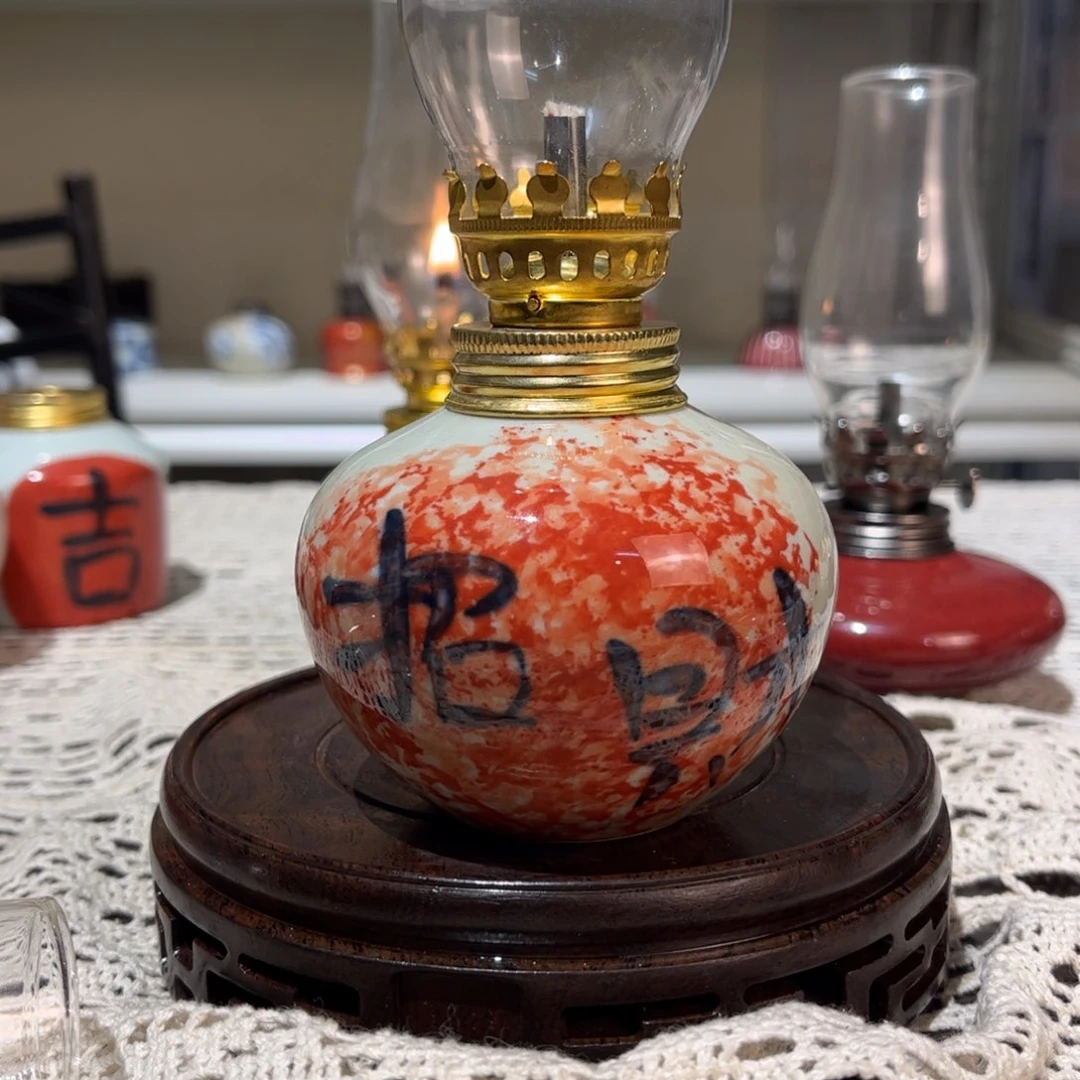 摆件景德镇陶瓷香薰灯
