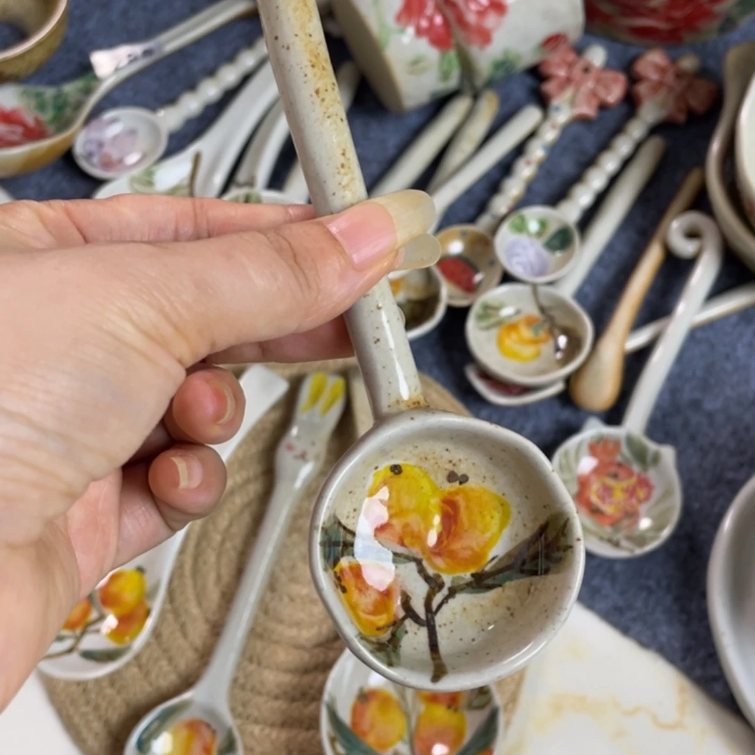 *****吃饭勺景德镇高温陶瓷888