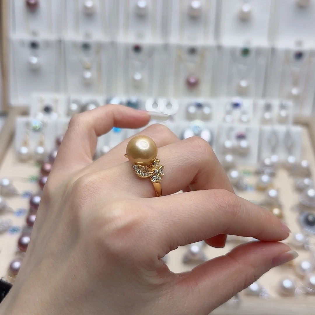 淡水珍珠颈饰银S925镶嵌