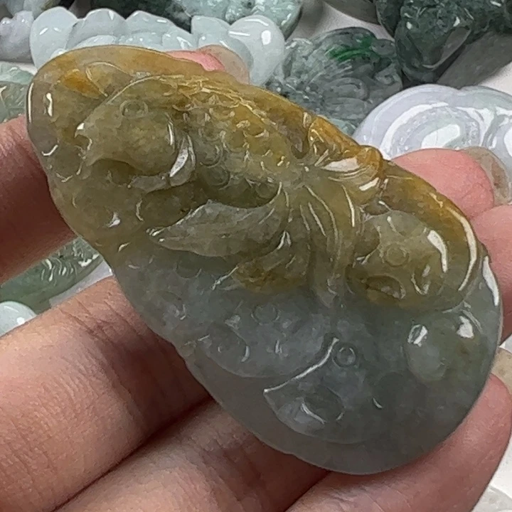 翡翠未镶嵌颈饰4天然翡翠55/29/10