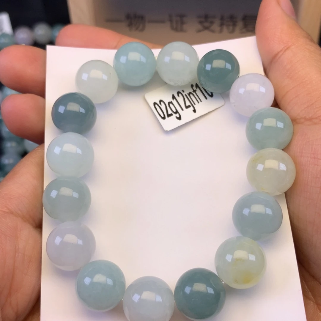 翡翠颈饰未镶嵌天然缅甸翡翠