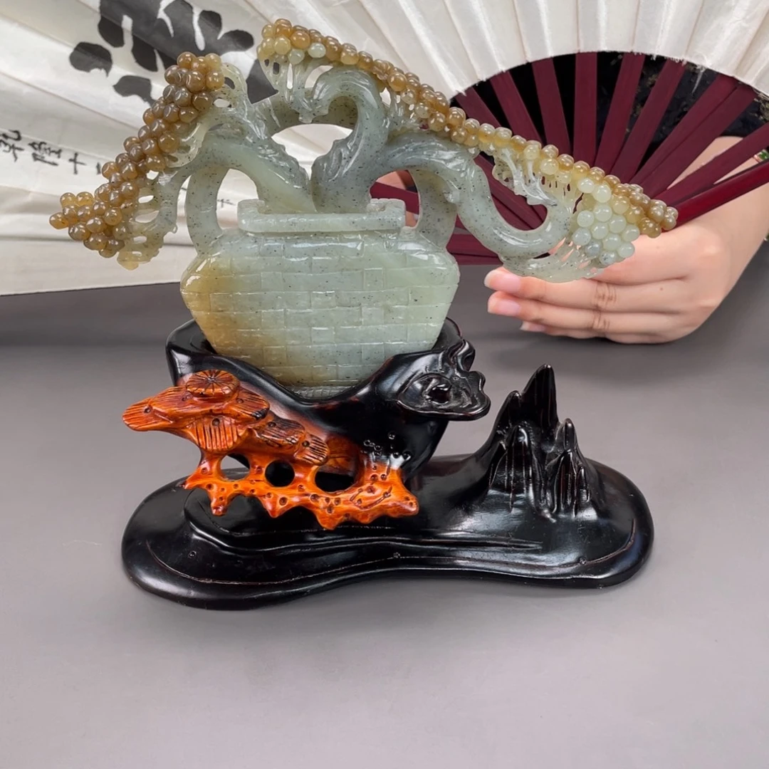 和田玉未镶嵌摆件