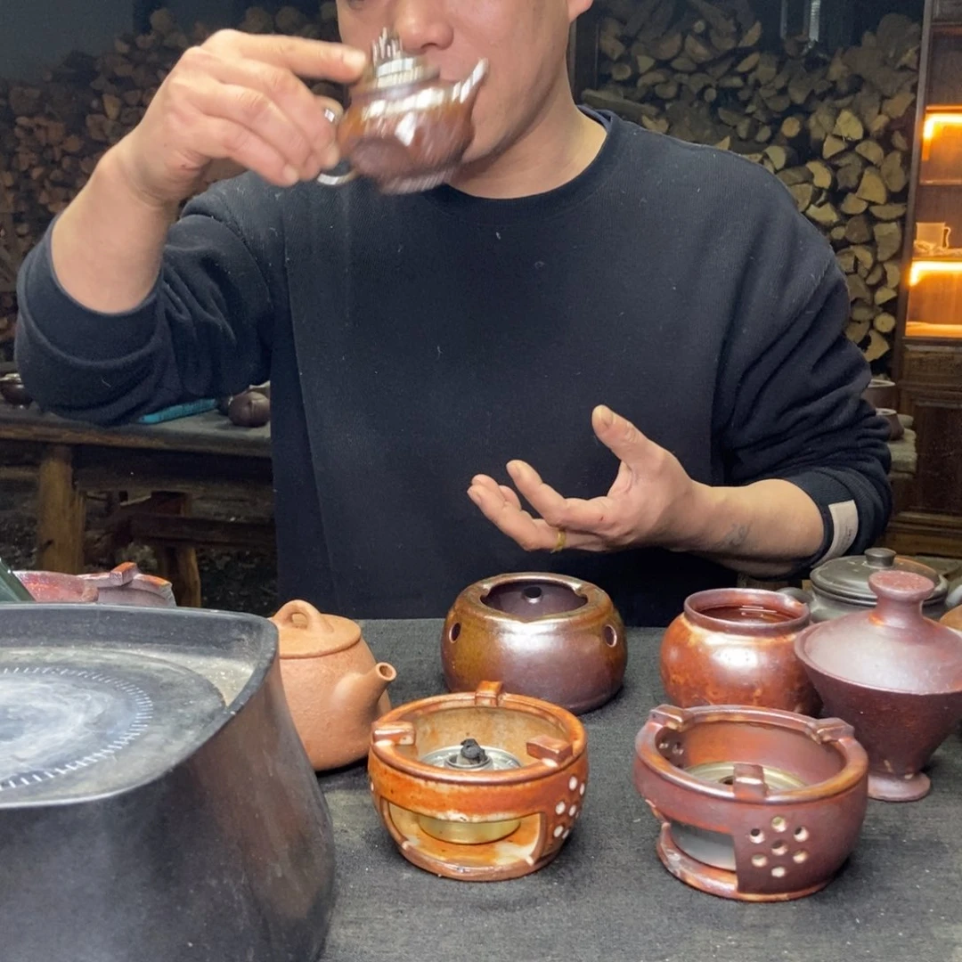 紫砂柴烧紫砂茶器