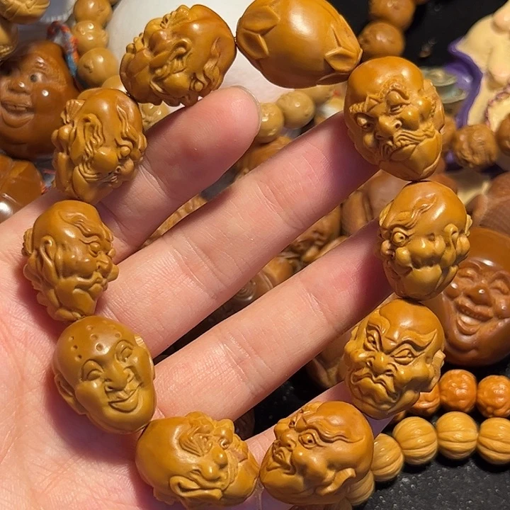 橄榄核手串/手链写实罗汉