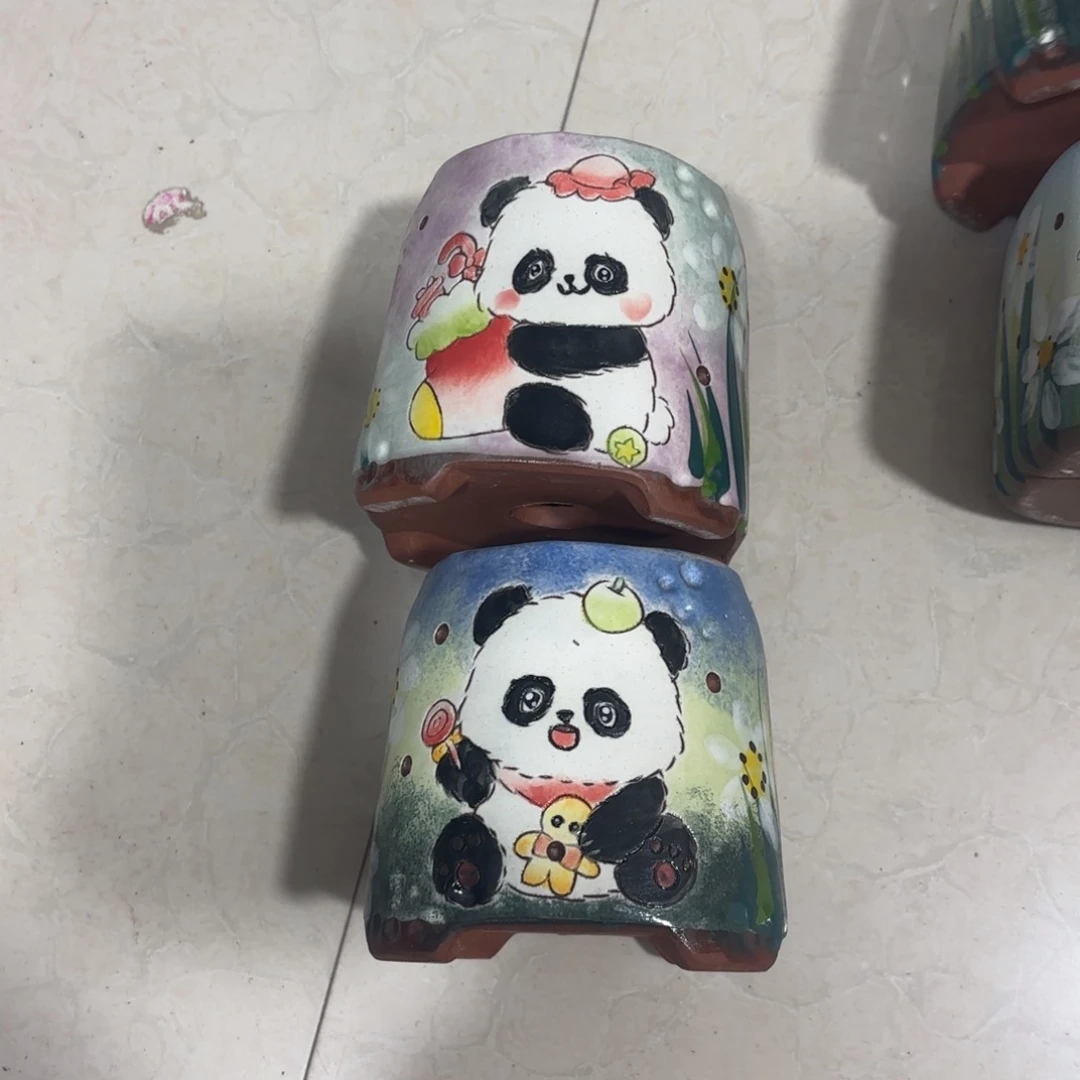 小****景德镇手绘花盆陶瓷
