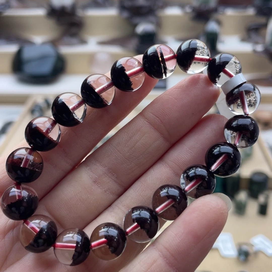 手链未镶嵌水晶红幽灵聚宝盆手串