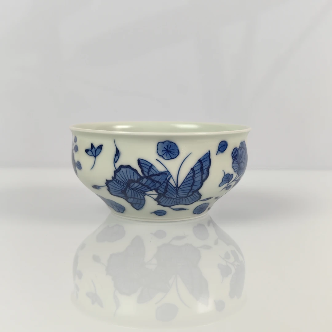 觅纤柴窑 蝴蝶主人杯-80毫升  MQ0002