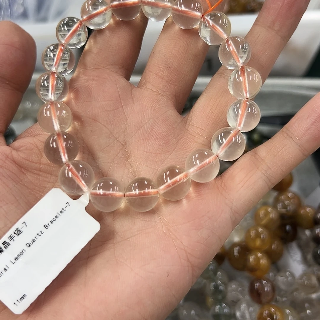 未镶嵌手链水晶7A柠檬晶