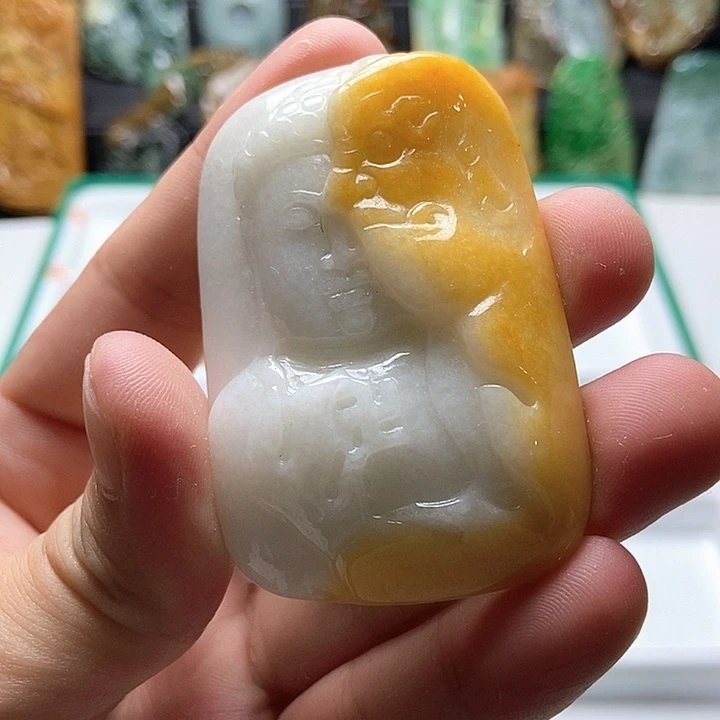 翡翠未镶嵌颈饰翡翠a货