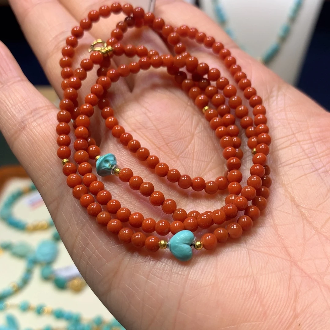 18K金镶嵌万能链南红玛瑙