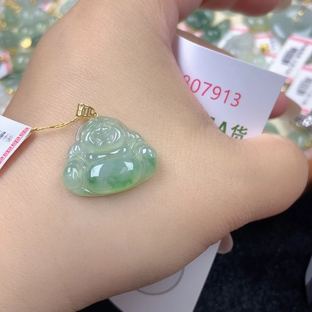 未镶嵌挂件翡翠天然
